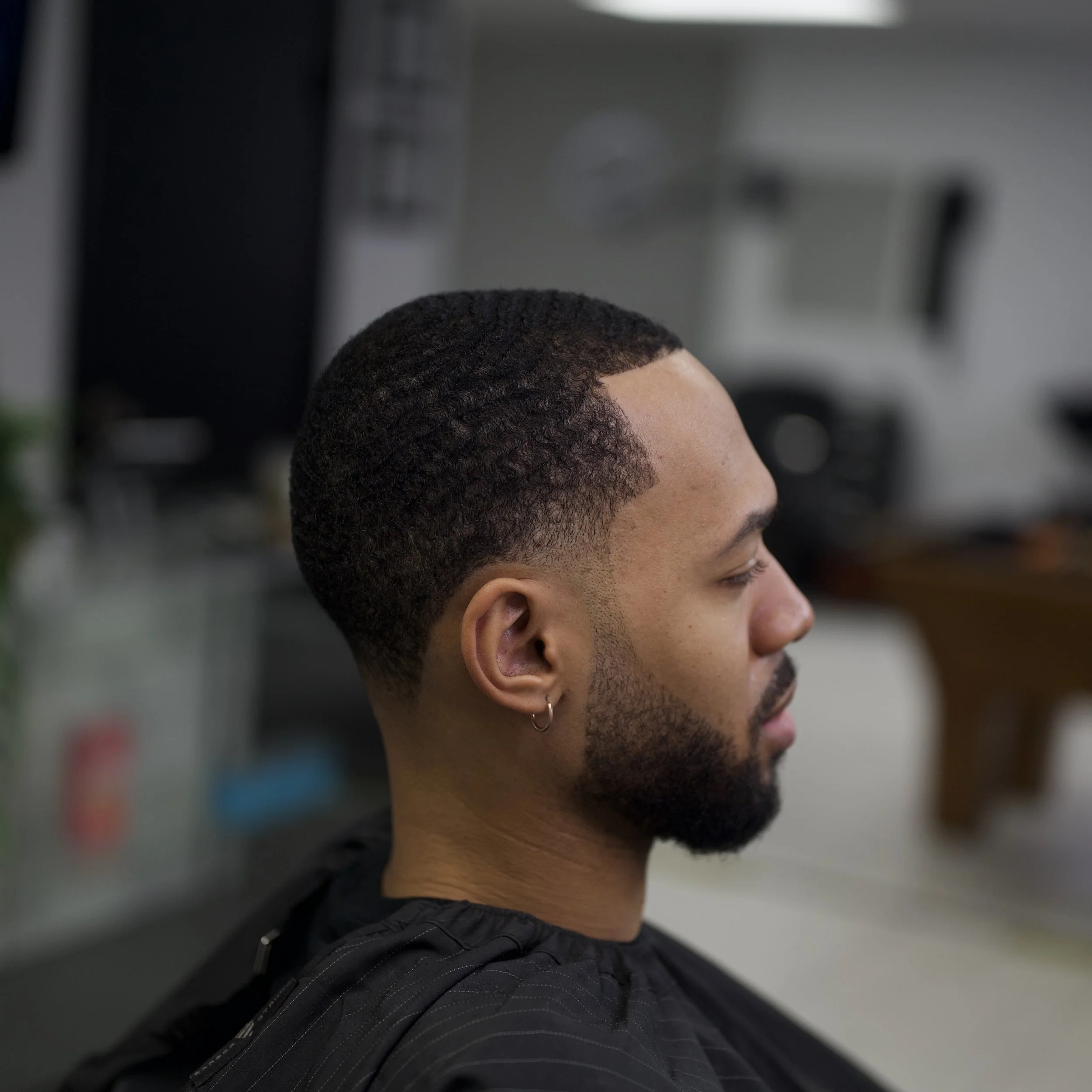 Fresh fade and beard lineup